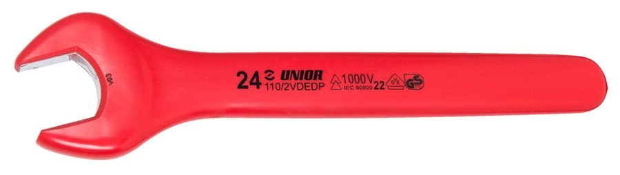UNIOR Insulated Single End Open Wrench 110VDE