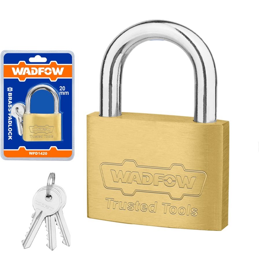 Wadfow Wadfow Brass Padlock Short Shackle, General Hardware Locks & Hinges — Southend Philippines