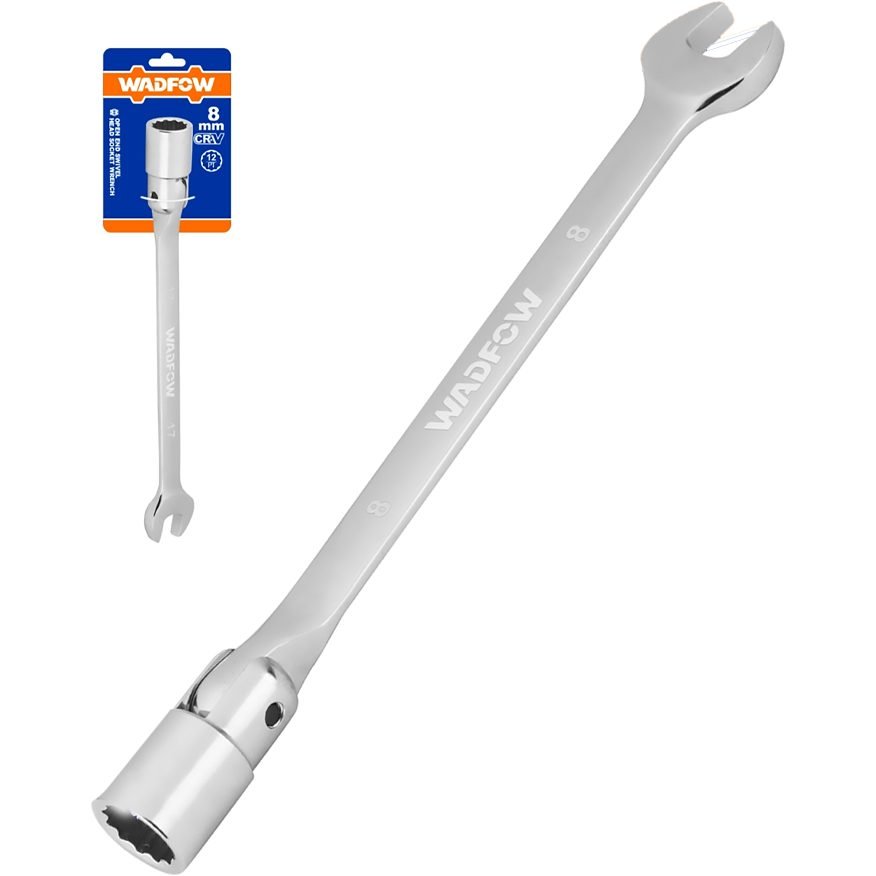 Wadfow Wadfow Open End Swivel Head Socket Spanner Wrench, General Hardware Sockets & Ratchets — Southend Philippines