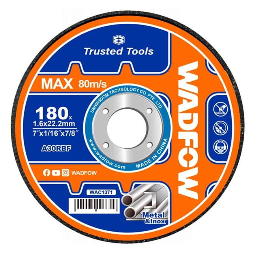 Wadfow Wadfow WAC1371 Abrasive Metal Cutting Disc 7", General Hardware Abrasives & Files — Southend Philippines