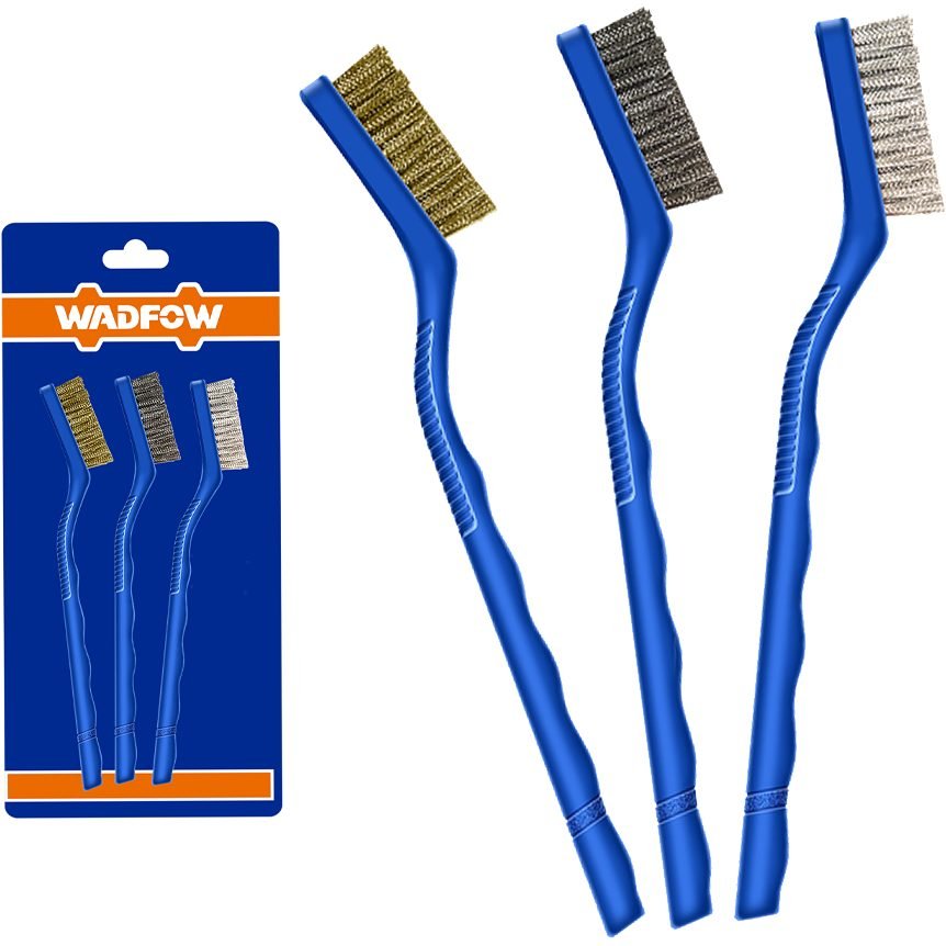 Wadfow Wadfow WBH3607 Abrasive Brush Set 3 Pcs 7", General Hardware Brushes & Cleaning — Southend Philippines