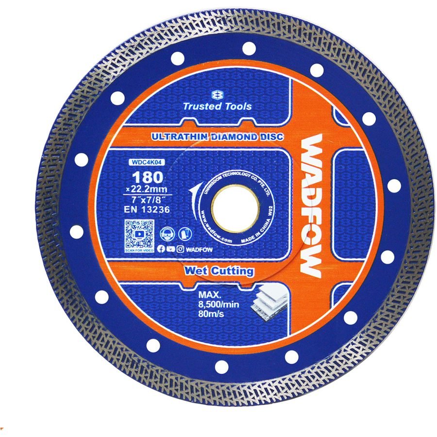 Wadfow Wadfow WDC4K04 Ultrathin Diamond Disc 7", General Hardware — Southend Philippines