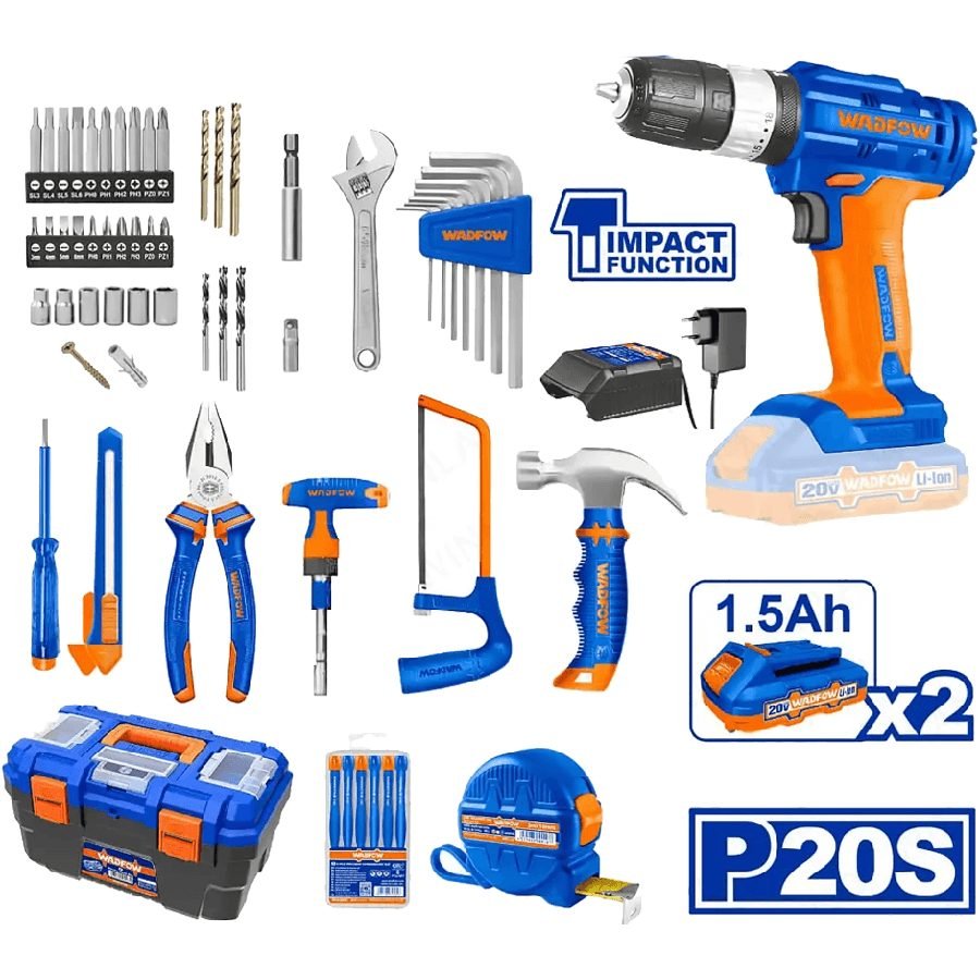 Wadfow Wadfow WDT1B119 Tools Set 119 Pcs, General Hardware — Southend Philippines