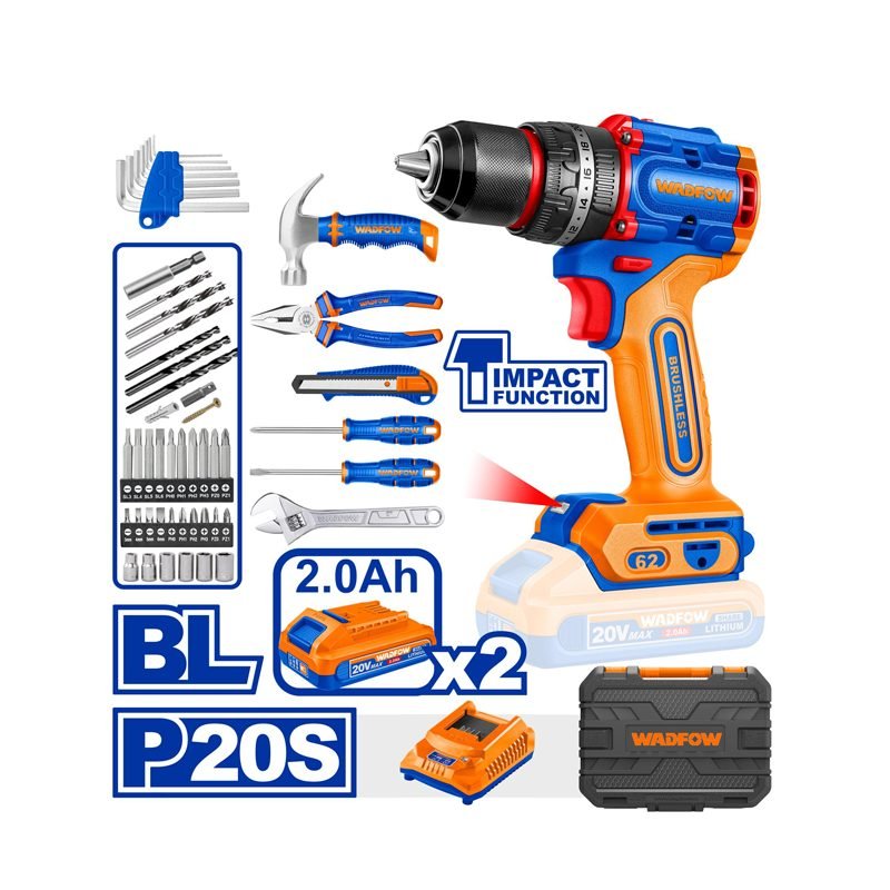 Wadfow Wadfow WDT4B91 Tools Set 91 Pcs, General Hardware Screwdrivers — Southend Philippines