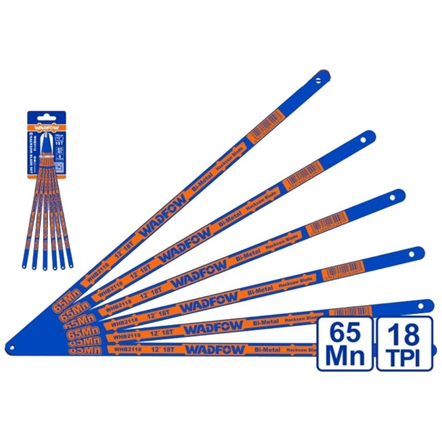 Wadfow Wadfow WHB2118 Hacksaw Blade Set 12", General Hardware Saws & Blades — Southend Philippines