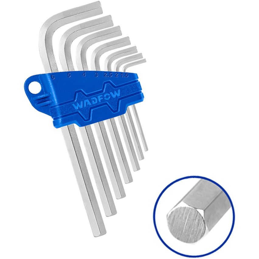 Wadfow Wadfow WHK1671 Hex Key 7 Pcs, General Hardware Sockets & Ratchets — Southend Philippines