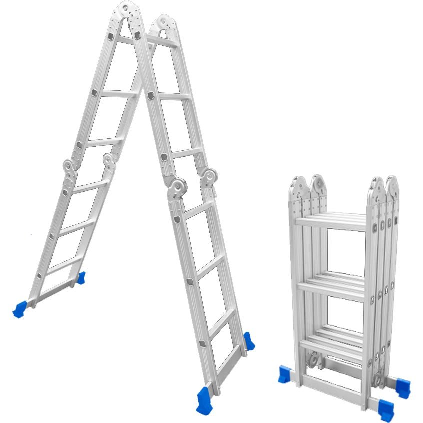 Wadfow Wadfow WLD7H43 Aluminum Multi-Purpose Ladder 4x3, General Hardware Ladders & Scaffold — Southend Philippines