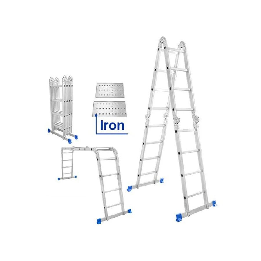 Wadfow Wadfow WLD7H45 Aluminum Multi-Purpose Ladder 4x5, General Hardware Ladders & Scaffold — Southend Philippines