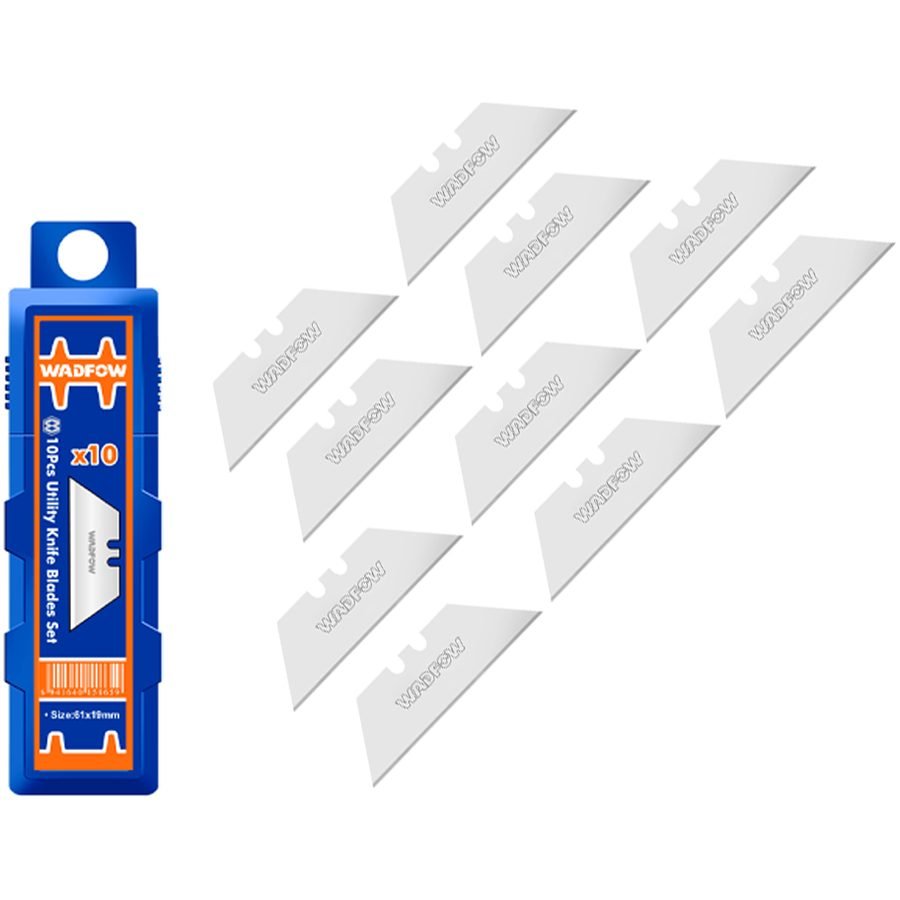 Wadfow Wadfow WMK1K61 Utility Knife Blade Set 10 Pcs, General Hardware Saws & Knives — Southend Philippines