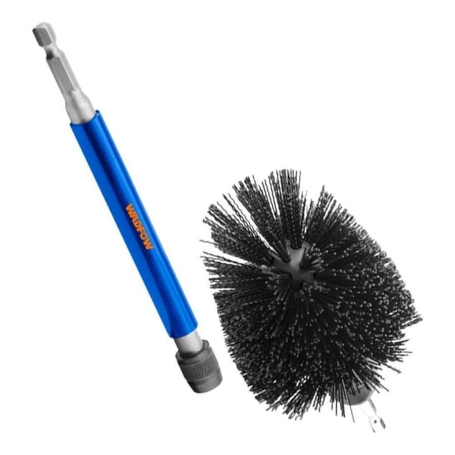 Wadfow WND3401 Abrasive Bristle Brush With Extension — General Hardware, Southend Philippines