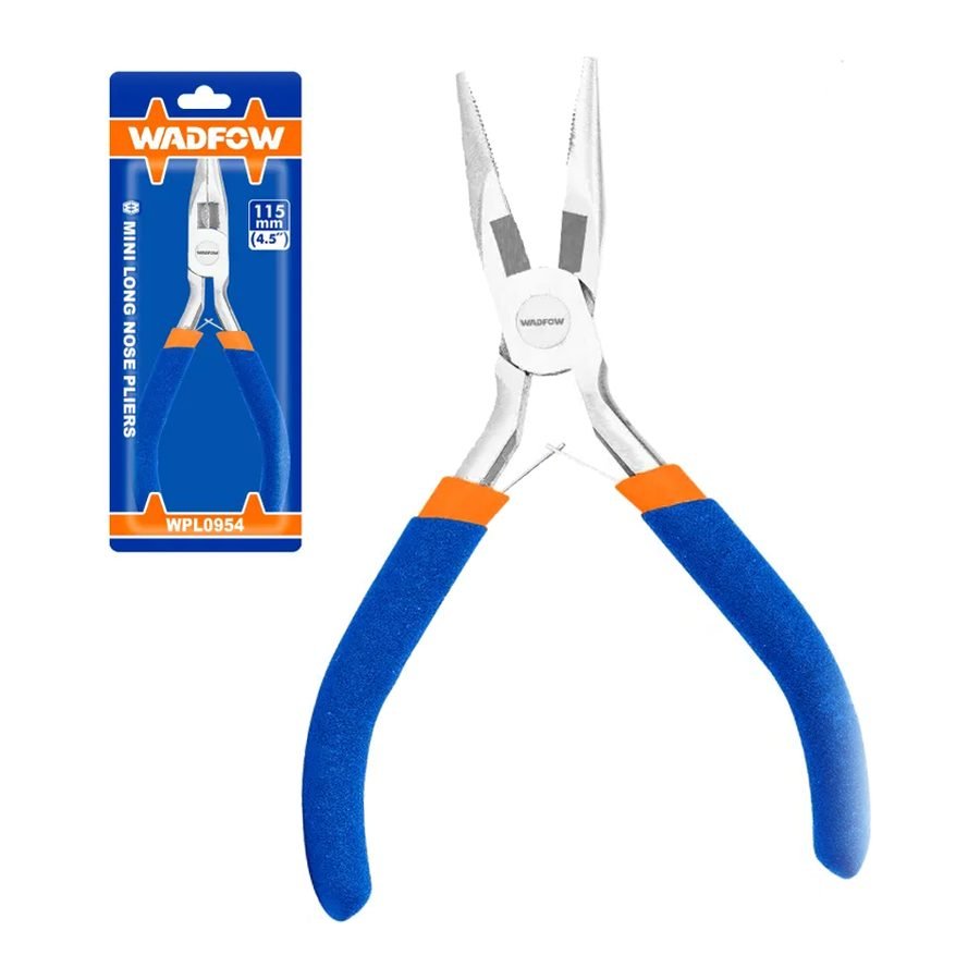 Wadfow Wadfow WPL0954 Mini Long Nose Pliers 4.5", General Hardware Pliers & Cutters — Southend Philippines