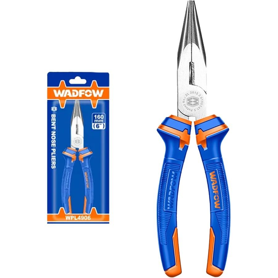 Wadfow WPL4906 Bent Nose Pliers 6"