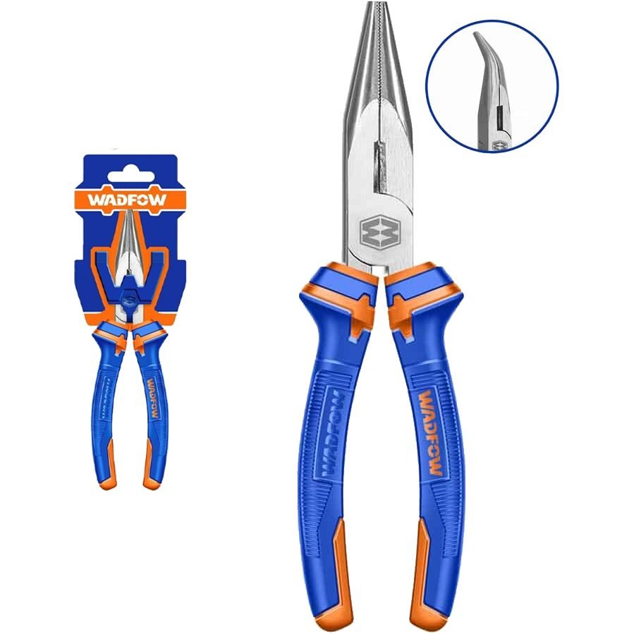 Wadfow Wadfow WPL4C08 Bent Nose Pliers 8" (Carbon Steel), General Hardware Pliers & Cutters — Southend Philippines