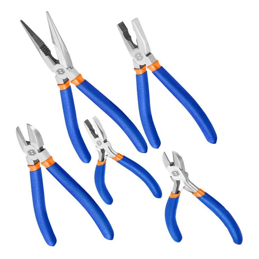 Wadfow Wadfow WPS0605 Pliers Set 5 Pcs, General Hardware Pliers & Cutters — Southend Philippines