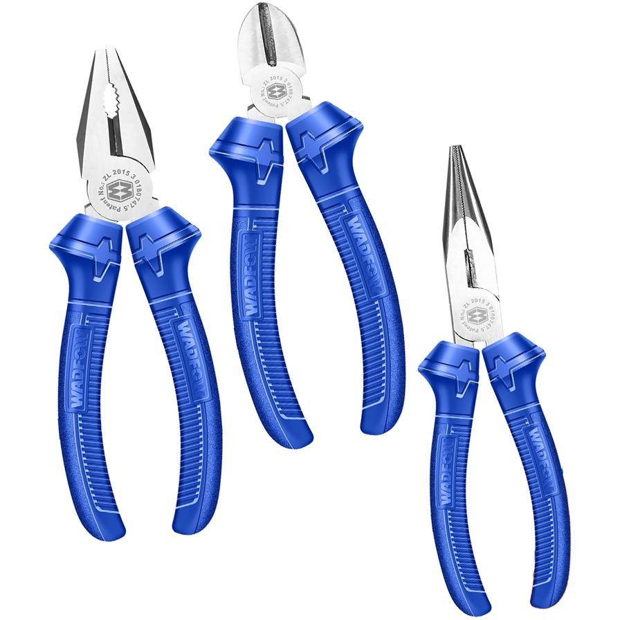 Wadfow Wadfow WPS0623 Plier 3 Pcs Set, General Hardware Pliers & Cutters — Southend Philippines