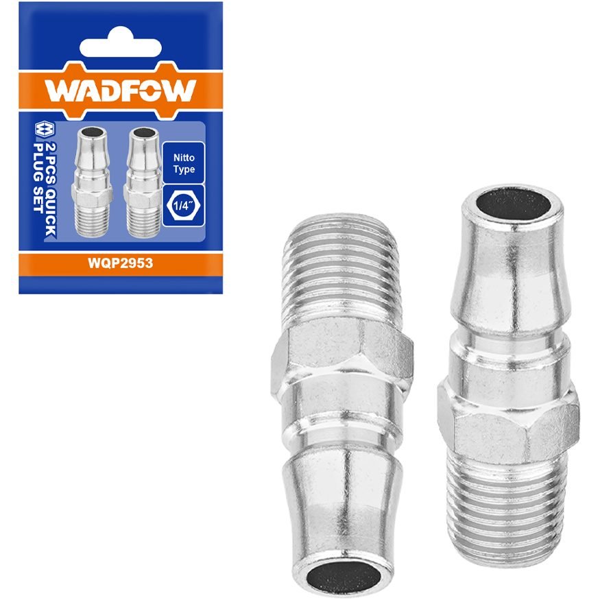 Wadfow Wadfow WQP2953 Quick Plug Set 2 Pcs (Male), General Hardware — Southend Philippines
