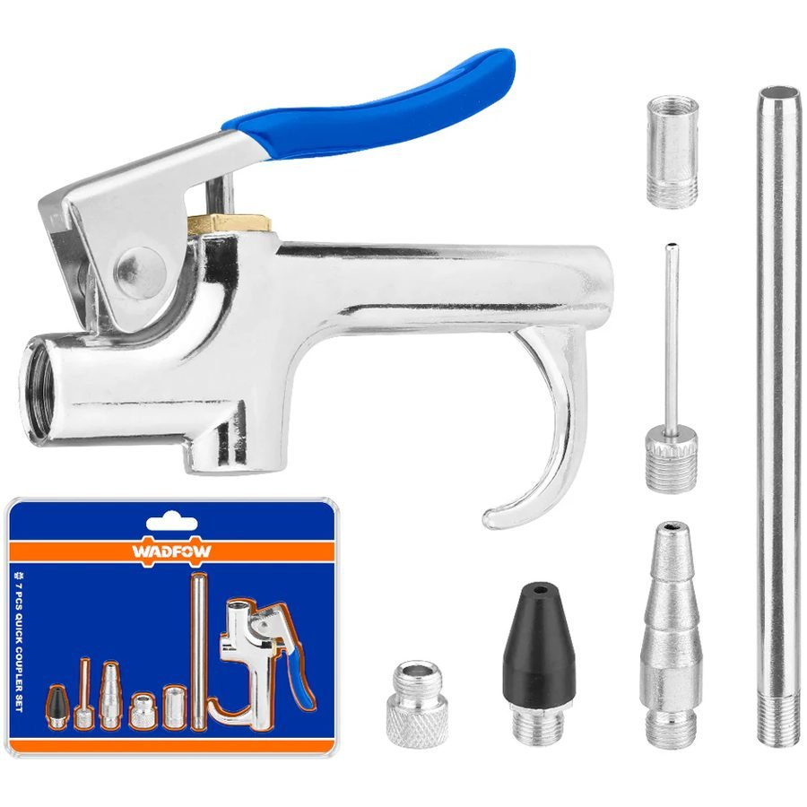 Wadfow Wadfow WQP9410 Air Blow Gun Set 7 Pcs, General Hardware — Southend Philippines