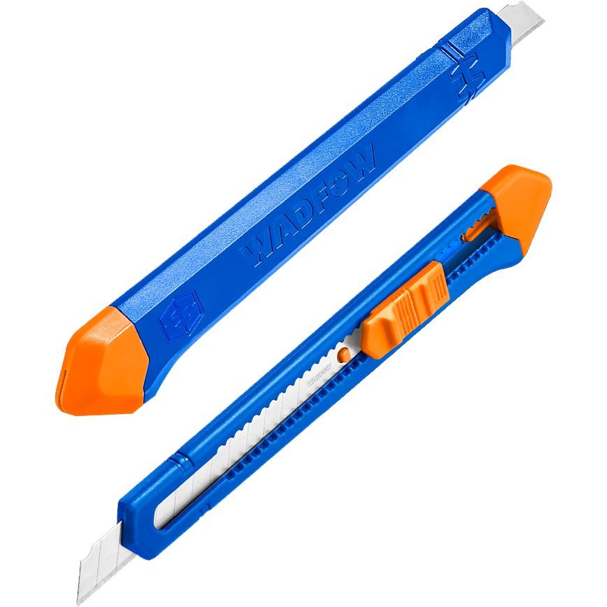 Wadfow Wadfow WSK2902 Snap-Off Blade Knife 9x80mm, General Hardware Saws & Knives — Southend Philippines