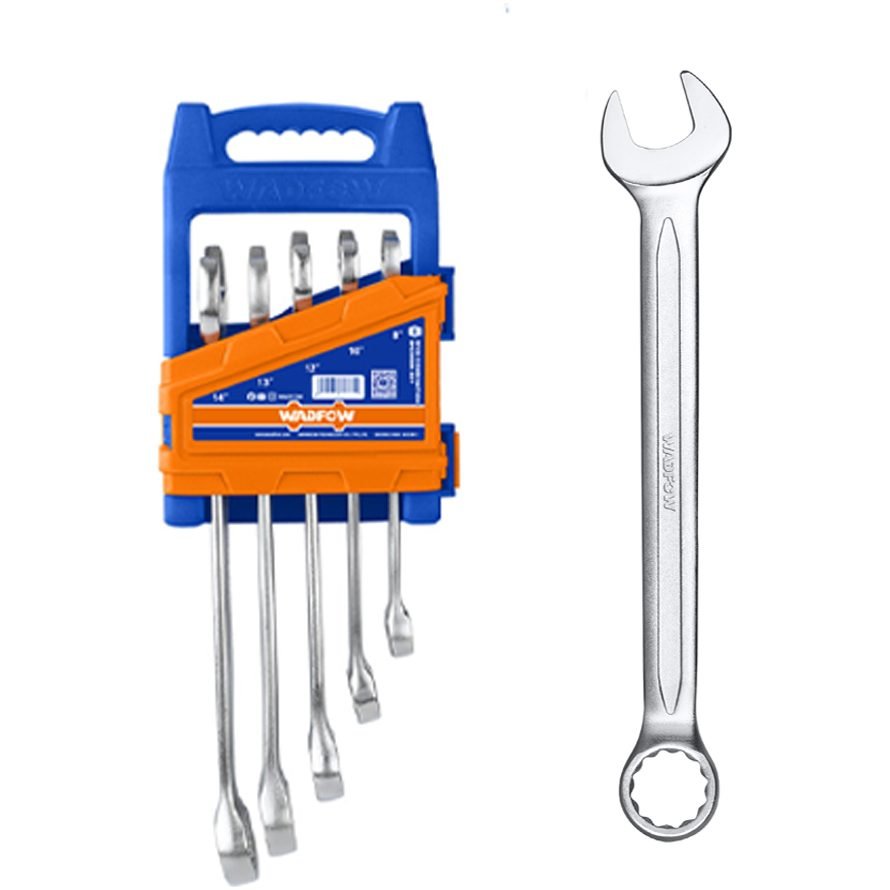 Wadfow Wadfow WSP1205 8-14MM Combination Spanner 5 Pcs Set, General Hardware Wrenches — Southend Philippines