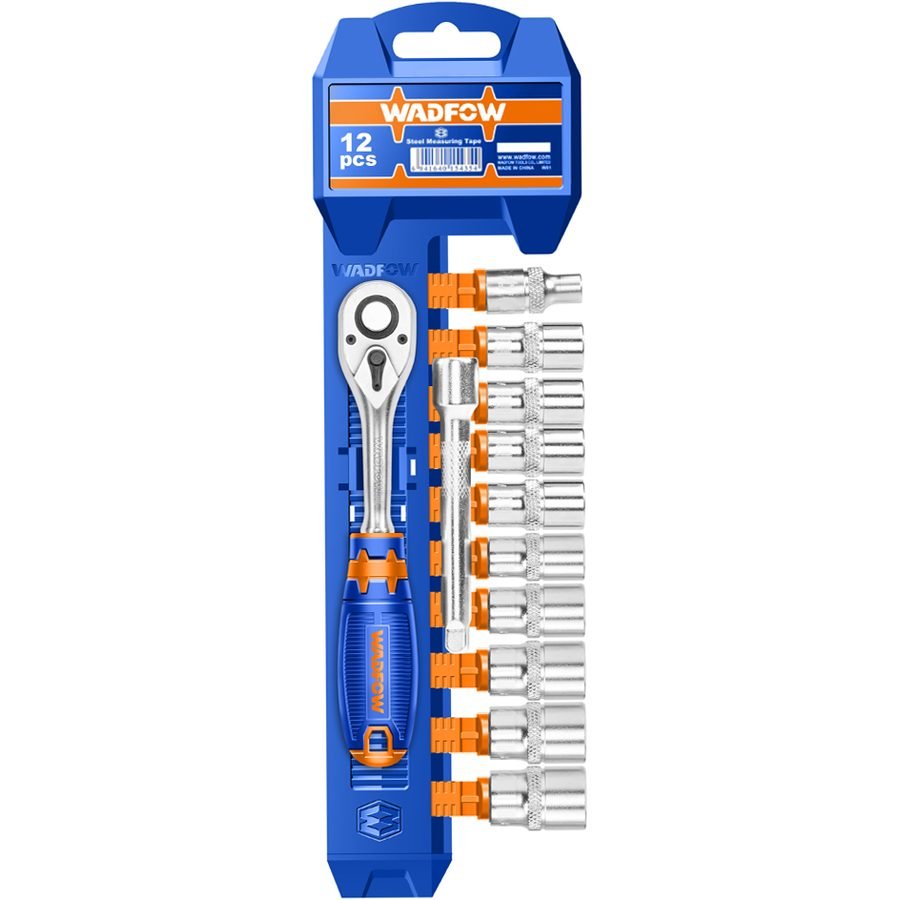 Wadfow WST3212 Socket Wrench 12Pcs Set 3/8""