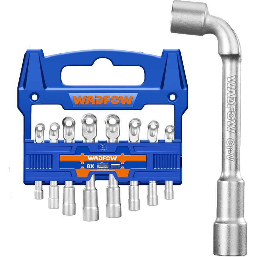 Wadfow Wadfow WTH4208 L-Angled Socket Wrench 8 Pcs Set, General Hardware Sockets & Ratchets — Southend Philippines