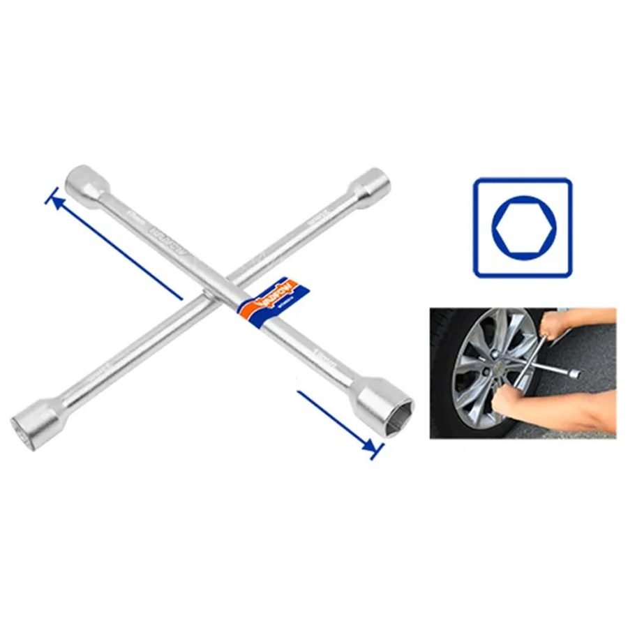 Wadfow Wadfow WTH8314 Cross Rim Wrench 14", General Hardware Wrenches — Southend Philippines