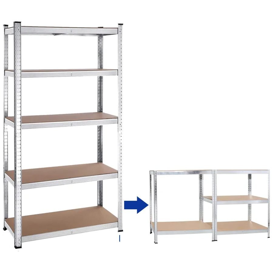 Wadfow Wadfow WTS1A94 5-Tier Adjustable Storage Shelves 900MM, General Hardware Tool Storage & Sets — Southend Philippines