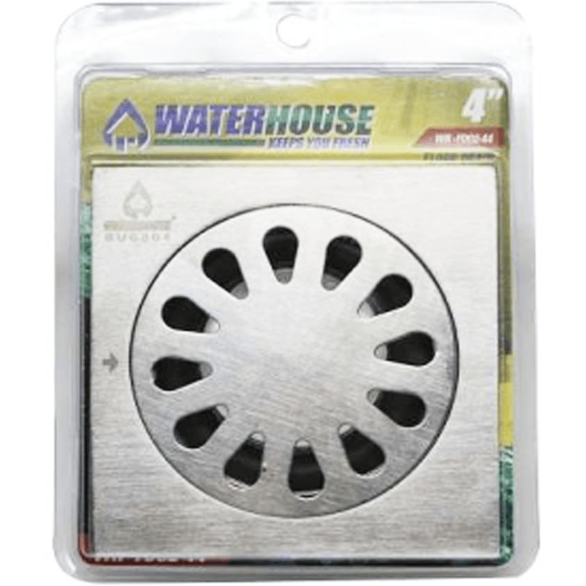 Waterhouse Waterhouse WH-FD02-44 Floor Drain Stainless 4"X4", General Hardware Plumbing & Bath — Southend Philippines
