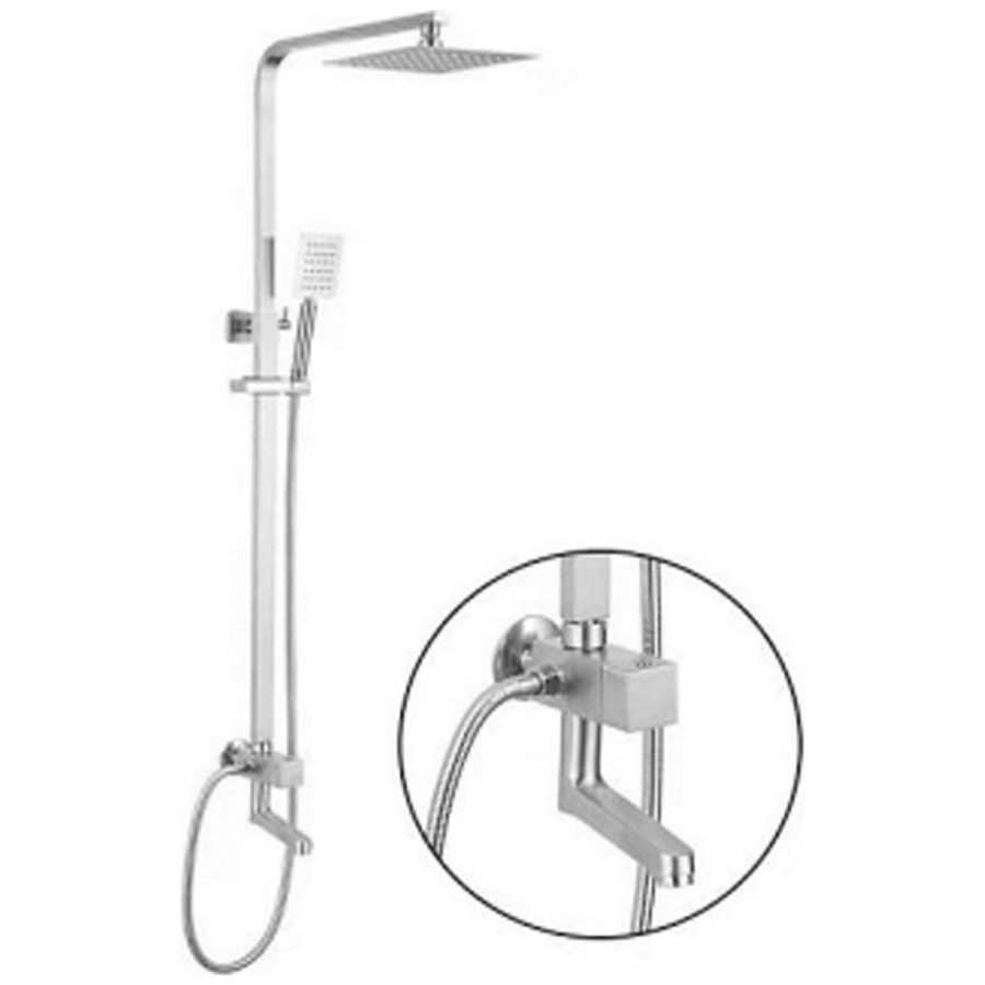 Waterhouse Waterhouse WH-SHOWERSUS-SQUARE Square Shower Set Stainless, General Hardware Measuring Tools — Southend Philippine