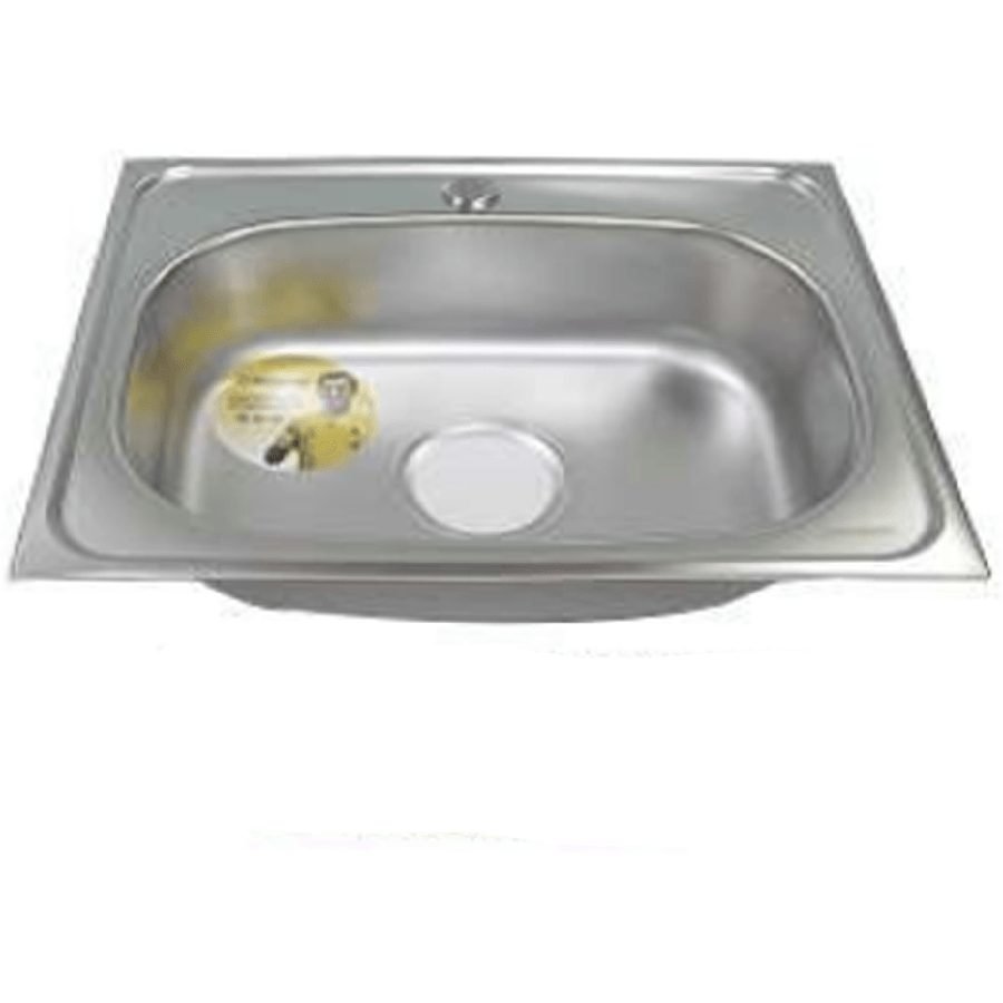 Waterhouse Waterhouse WH-SINK1H4838 Single Basin Stainless Sink W/ 1 Faucet Hole, General Hardware Plumbing & Faucets — South