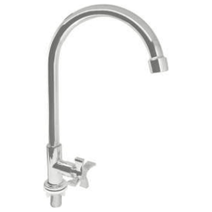 Waterhouse Waterhouse WH220202 Gooseneck Sink Tap Faucet Long Cross Handle 21", General Hardware Plumbing & Bath — Southend P