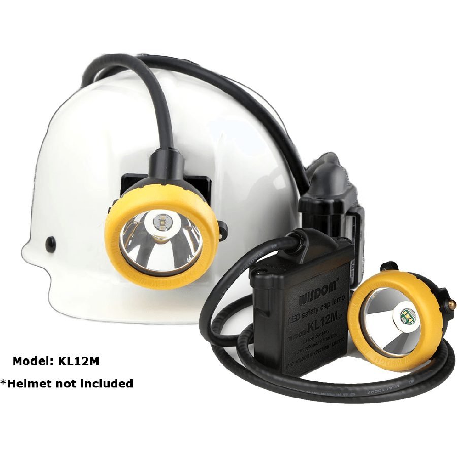Wisdom KL12M Miner'S LED Cap Corded Mining Lamp / Head Light (With NWB 2, General Hardware Flashlights & Worklights — Southen