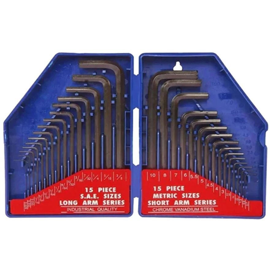 WorkPro Workpro W022018WE Long Arm Hex Key Set 30 Pcs, General Hardware Sockets & Ratchets — Southend Philippines