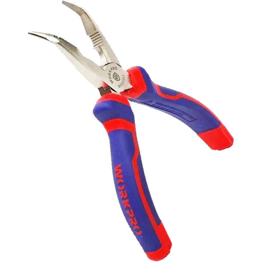 WorkPro Workpro WP231043 Bent Long Nose Plier 8", General Hardware Pliers & Cutters — Southend Philippines