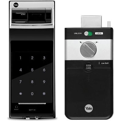 Yale YDR 4110 Digital Rim Lock Type Door Lock (Fingerprint Access)