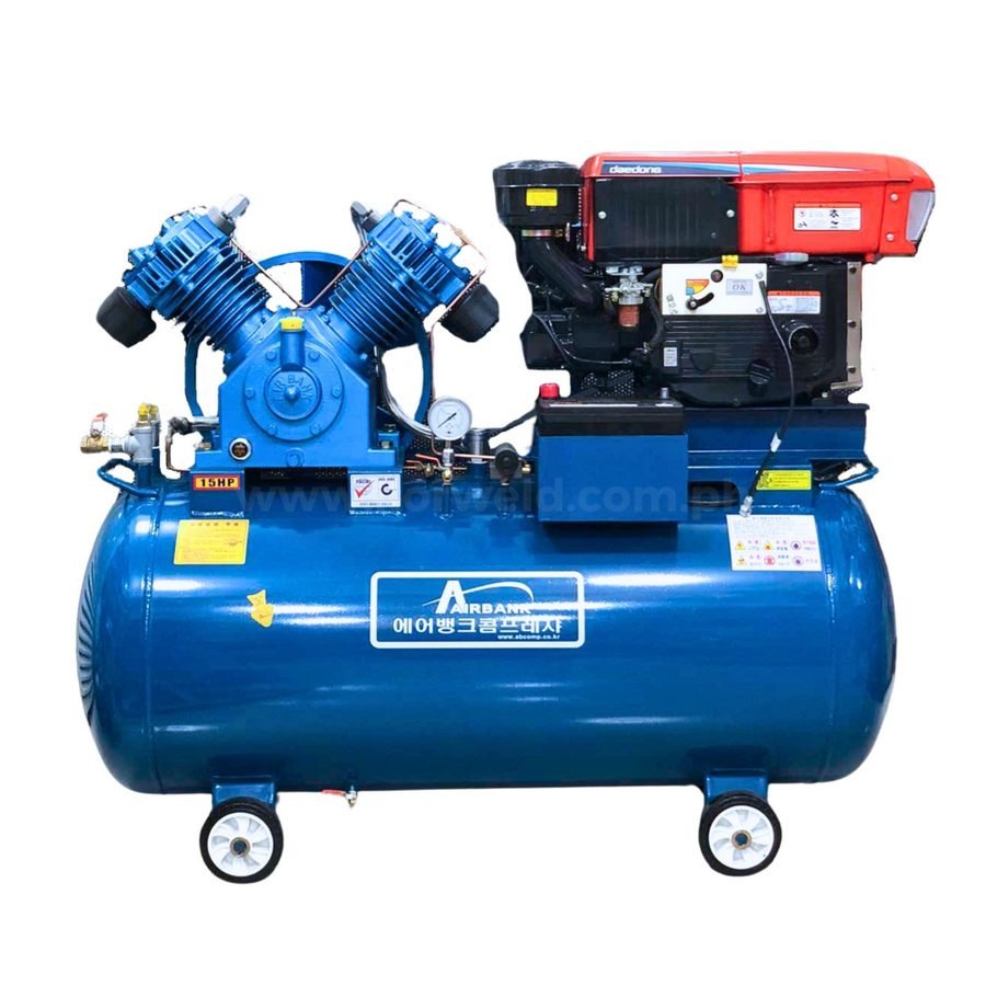 AIRBANK Engine Driven Air Compressor ABEN-15HP 400L (Diesel)