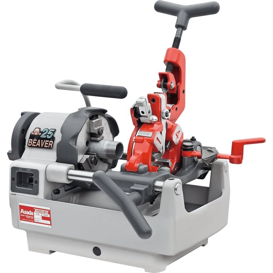 Asada Beaver 25 (BE25B) Electric Pipe Threading Machine 1/2~1”, Machineries Threading & Machining — Southend Philippines