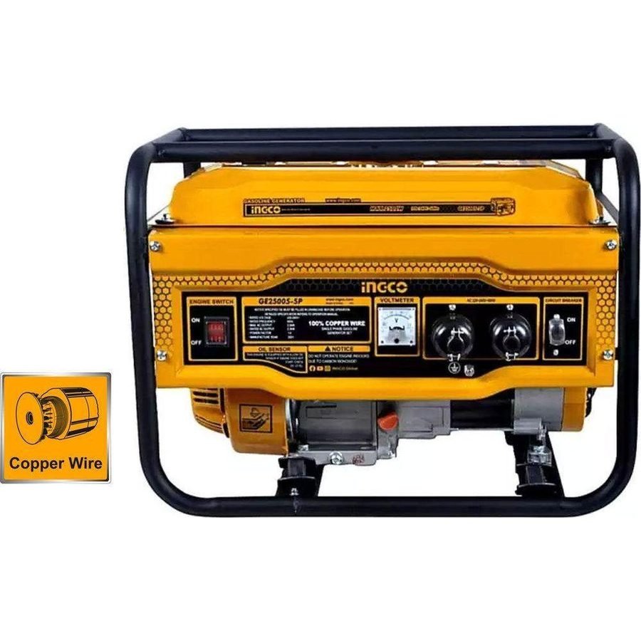 Ingco Ingco GE25005-5P Gasoline Generator 2.5KVA, Machineries Generators — Southend Philippines