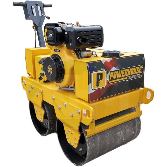 Powerhouse PHRRDD600KG-DSL 12HP Road Roller / Walk Behind Compactor 600k — Machineries, Southend Philippines