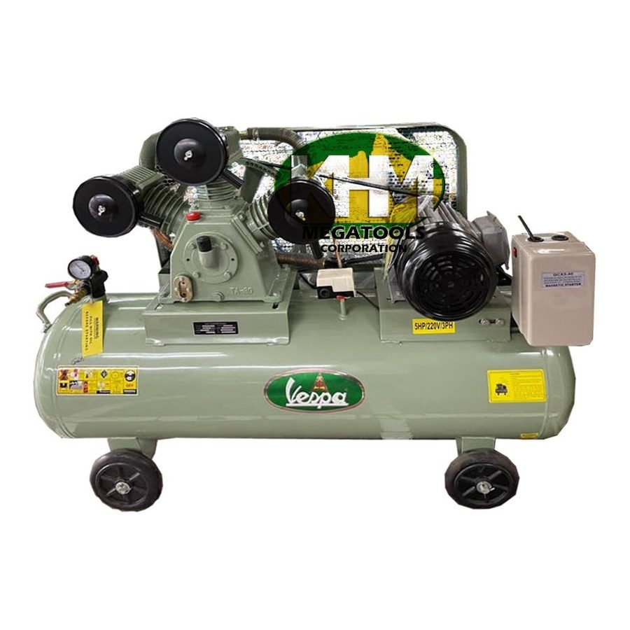 Vespa 5 HP Air Compressor Belt Driven, Machineries Air Compressors — Southend Philippines