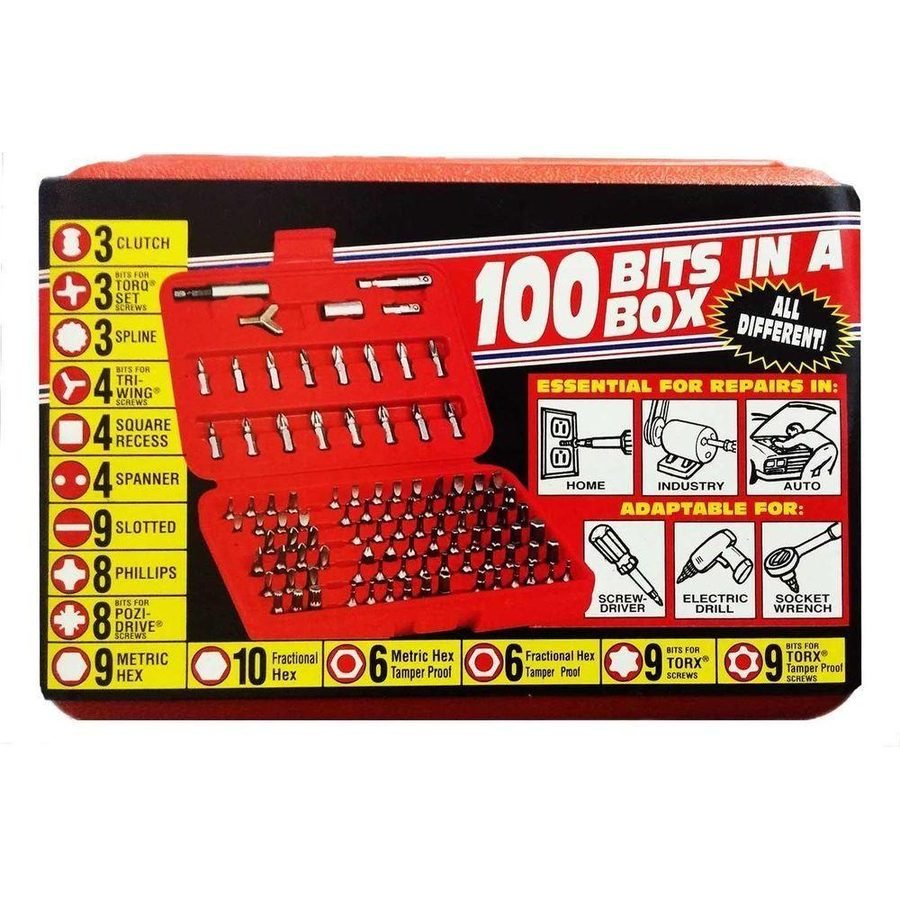 100 Pcs. Screwdriver Bit Set, Power Tools Bits & Blades — Southend Philippines