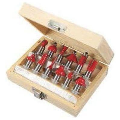 12pcs Router Bit Set, Power Tools Routers & Planers — Southend Philippines