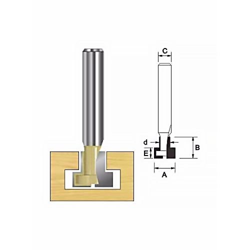 Arden Keyhole & T-Slot Cutter Bit