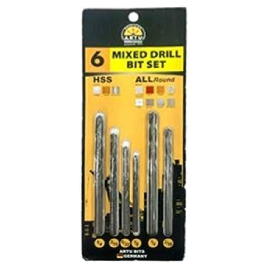 Artu ARTU Mixed HSS And Masonry Drill Bit Set 6 Pcs (MM), Power Tools Drills & Drivers — Southend Philippines