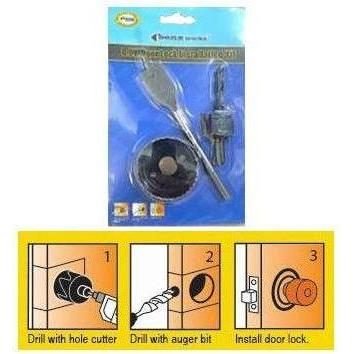 Benzwerkz Door Lock Installation Tool Set, Power Tools Bits, Blades & Discs — Southend Philippines