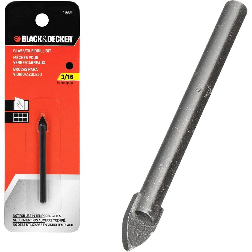 Black & Decker A8412 Glass And Tile Drill Bit 5MM, Power Tools Drills & Drivers — Southend Philippines