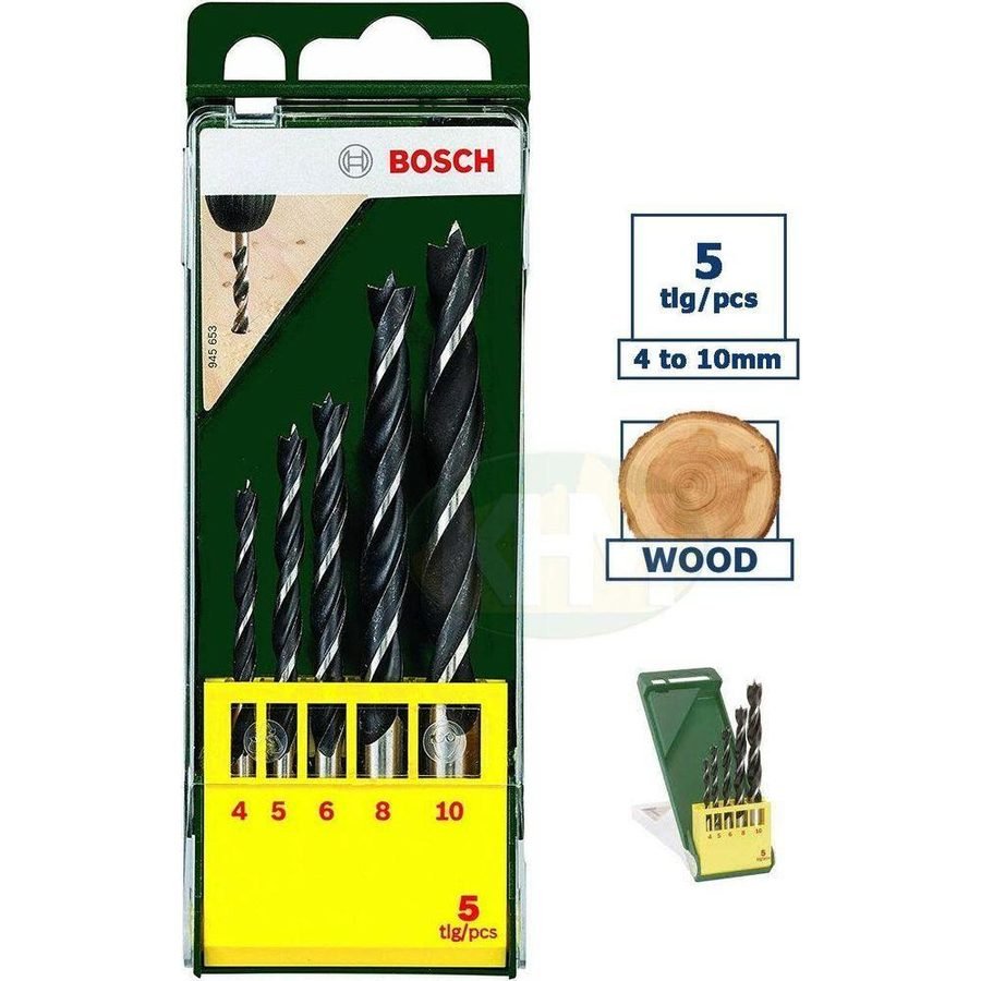 Bosch 5pcs Wood Drill Bit Set (2607019440)
