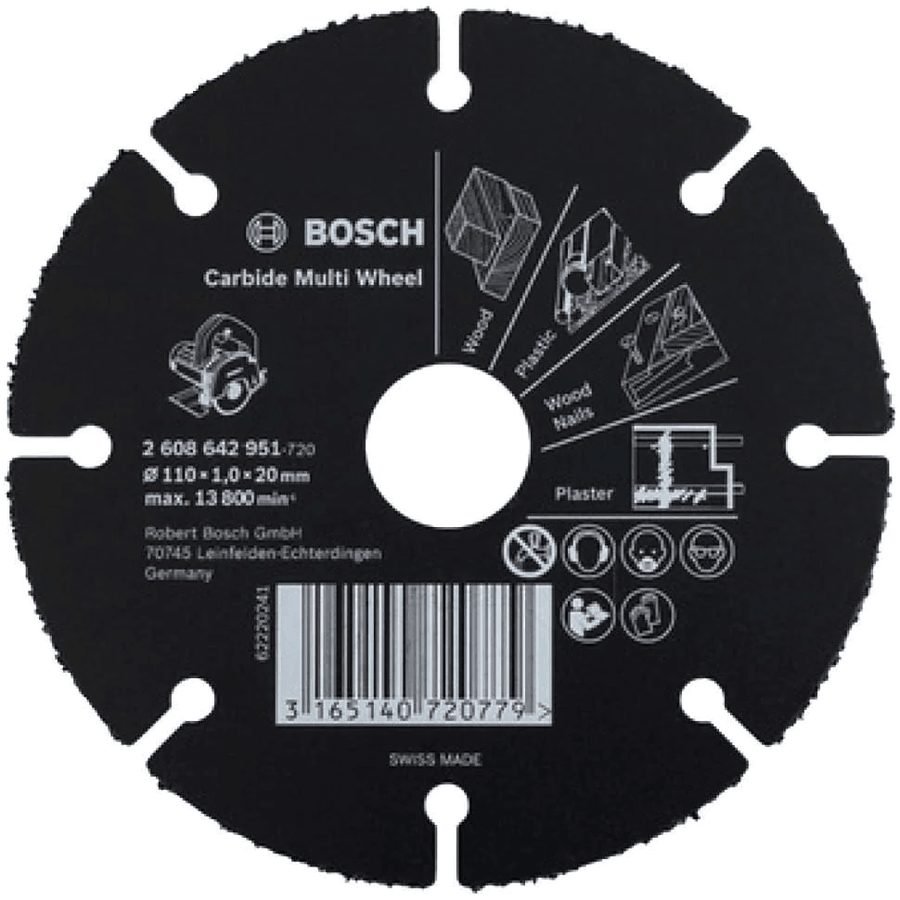 Bosch Bosch Carbide Multi Wheel 4" 2608643066, Power Tools Saws — Southend Philippines