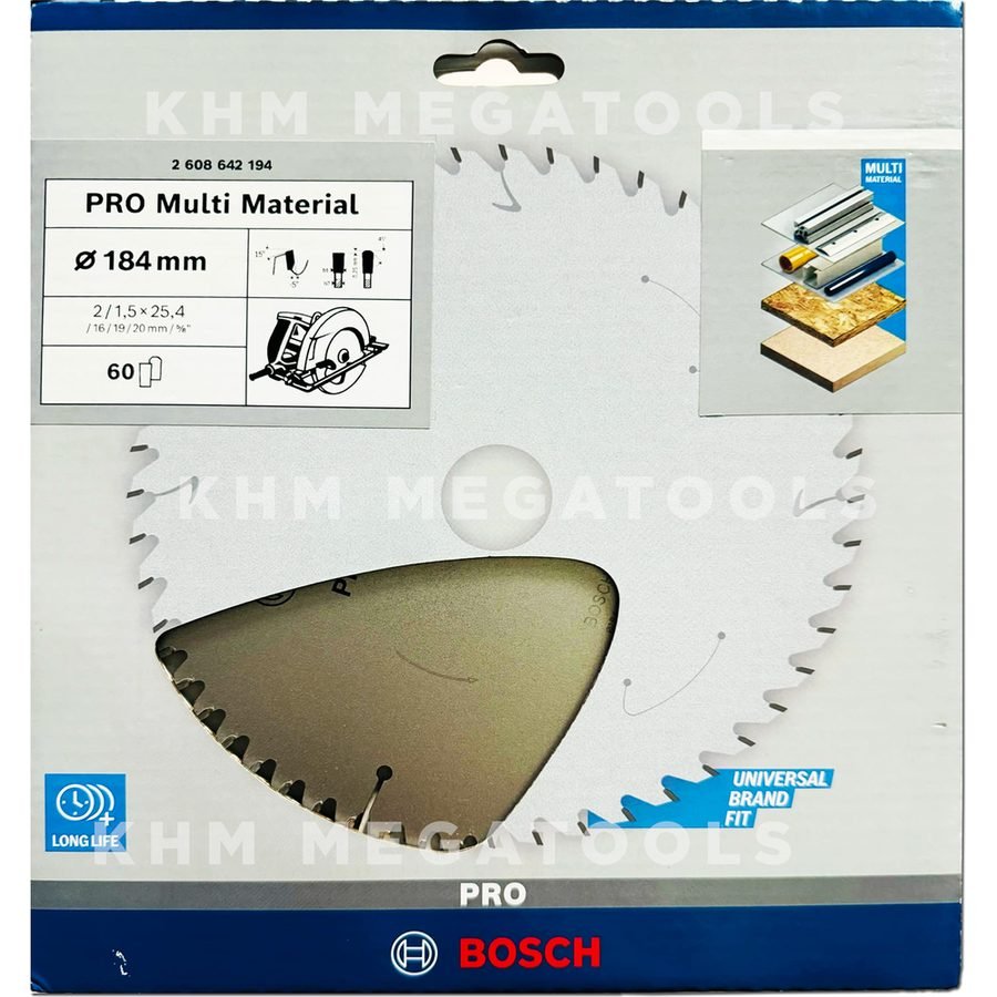 Bosch Bosch Circular Saw Blade 10"(254mm) X 120T For Multi Material, Power Tools Saws — Southend Philippines