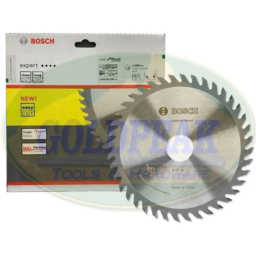 Bosch Bosch Circular Saw Blade 7-1/4" X 40T Expert For Wood, Power Tools Saws — Southend Philippines